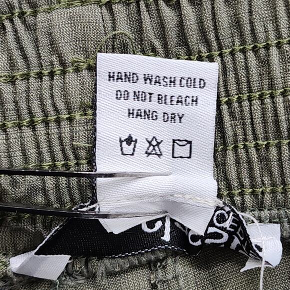 NEW Classic Concepts Pants Womens 2X Green Pull On Wide Leg Drawstring Flowy - Picture 6 of 11